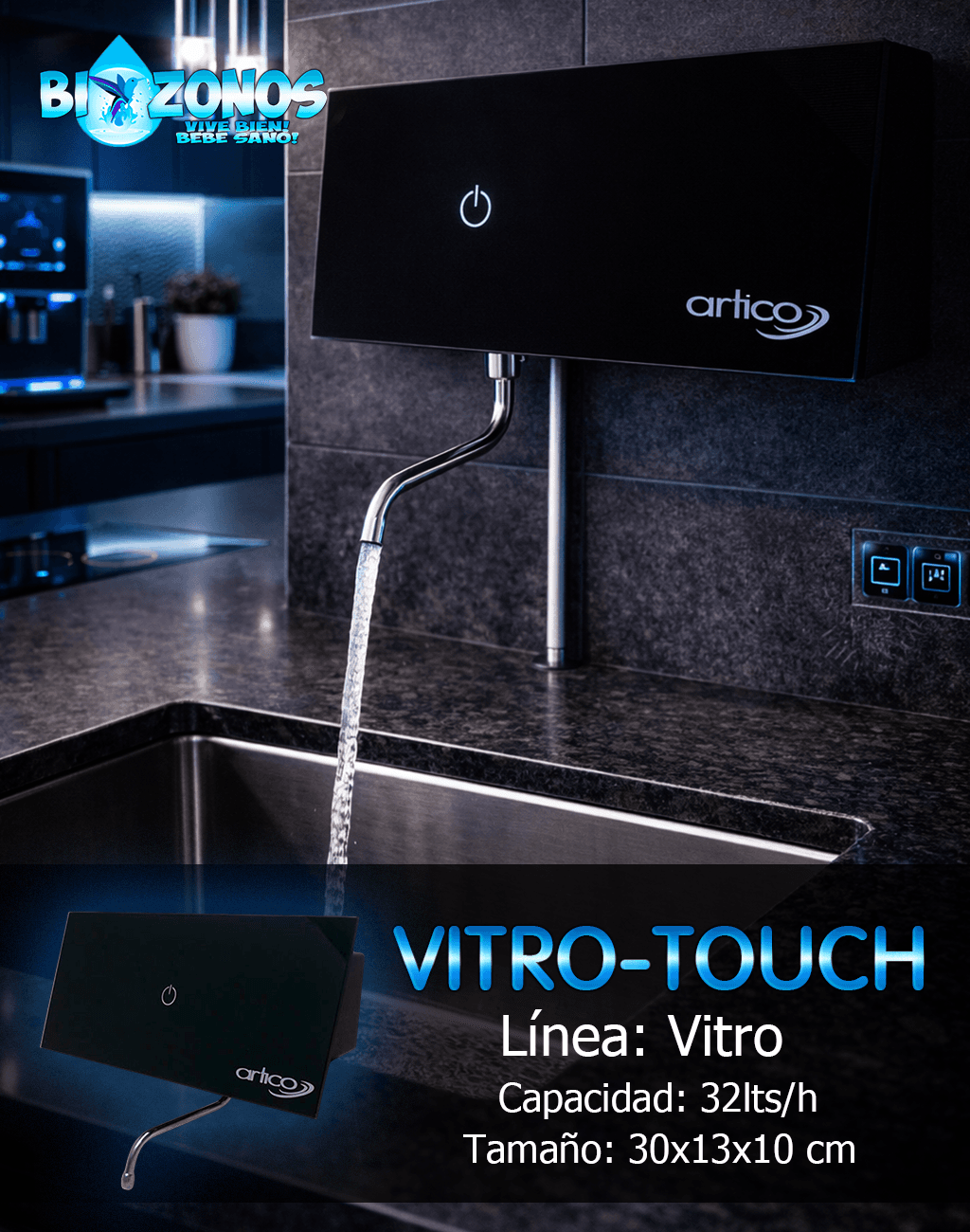 Purificador de agua Ozono Touch